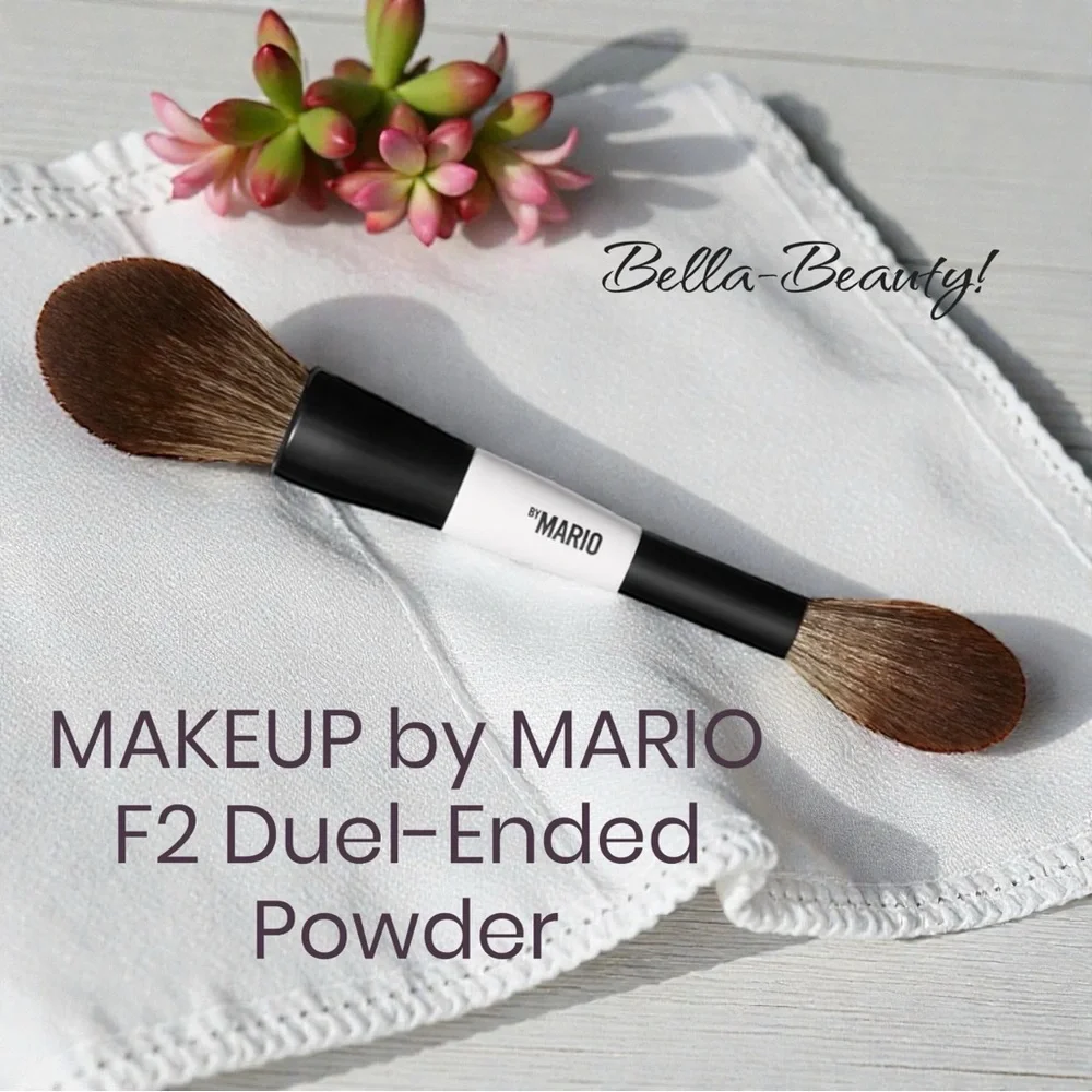 MAKEUP by MARIO F2 F2 DUAL-ENDED POWDER BRUSH   ~NEW~